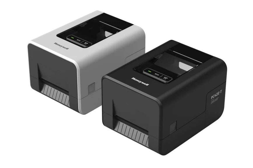 Honeywell PC42E-T — настольный принтер этикеток, общий вид.