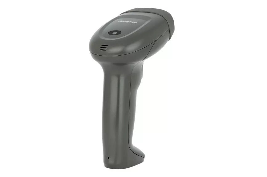 Сканер штрих-кодов Honeywell HH490 на белом фоне